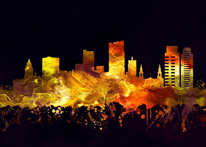 Leeds England skyline