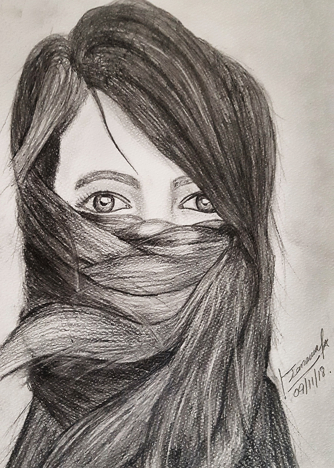 Girl with Hair