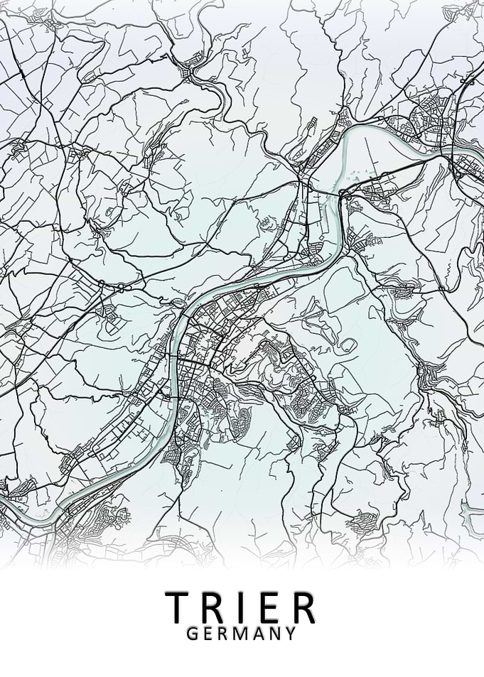Trier Germany City Map