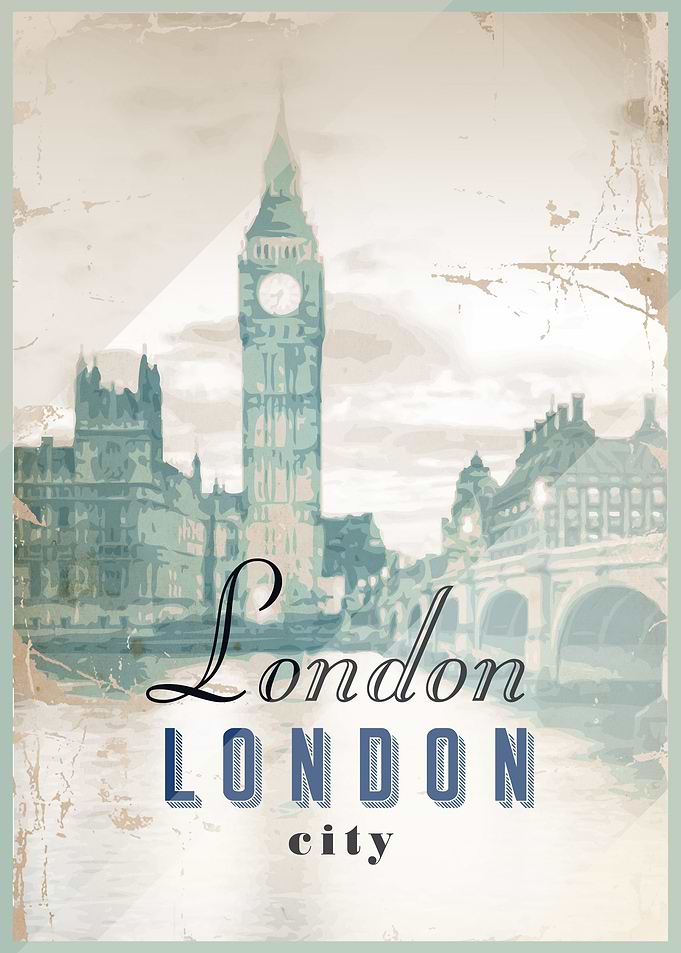 Poster presenting London