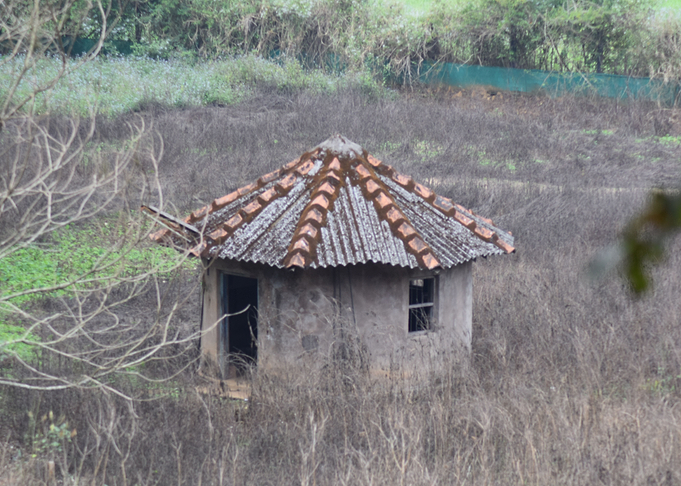 A small hut in the nature