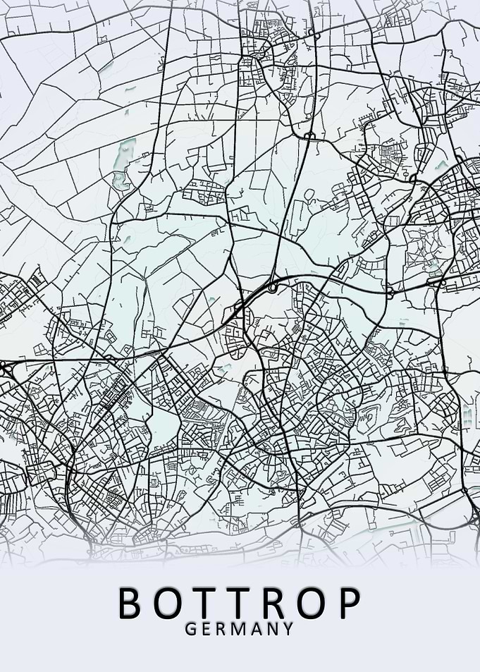 Bottrop Germany City Map