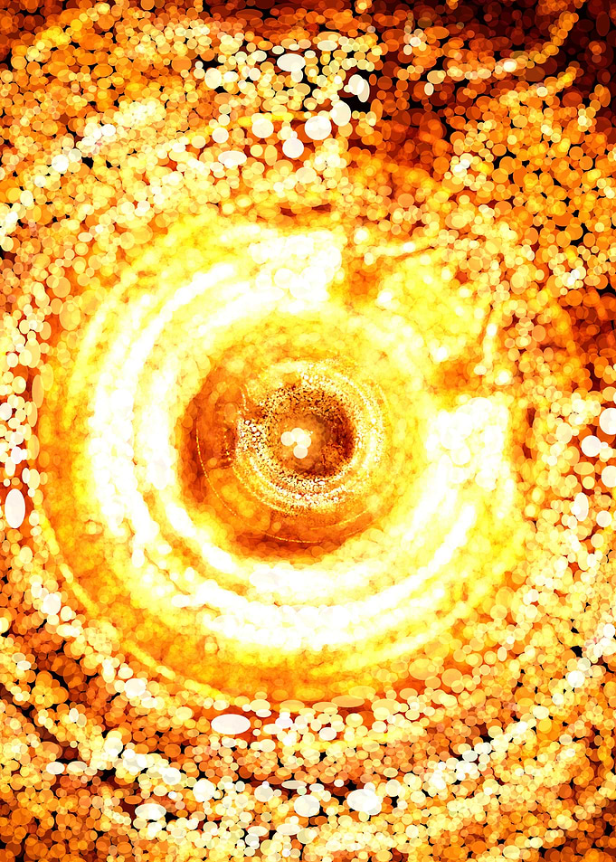 Hot stars galaxy
