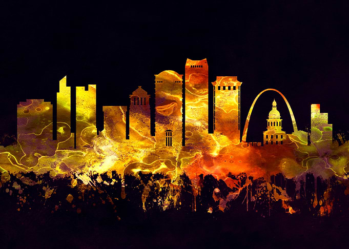 St Louis Missouri skyline