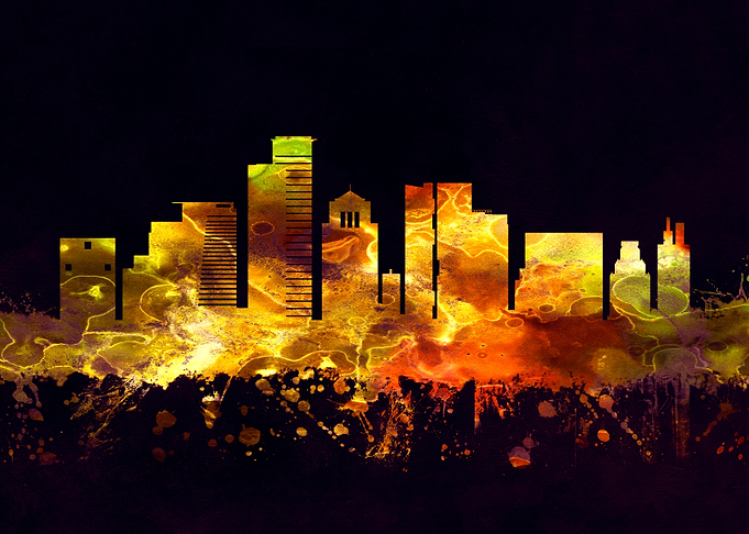 Ramat Gan Israel skyline