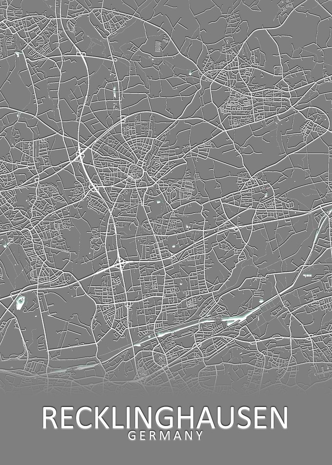 Recklinghausen Germany Map