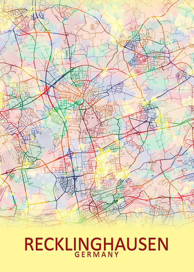 Recklinghausen Germany Map