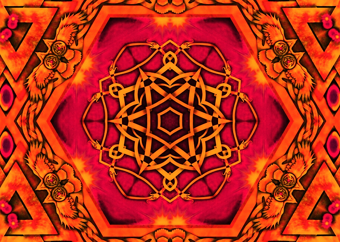 Warm Hexagon