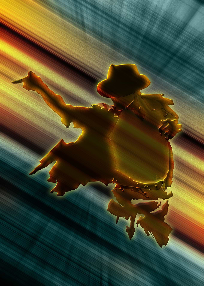 MJ Neon Poster
