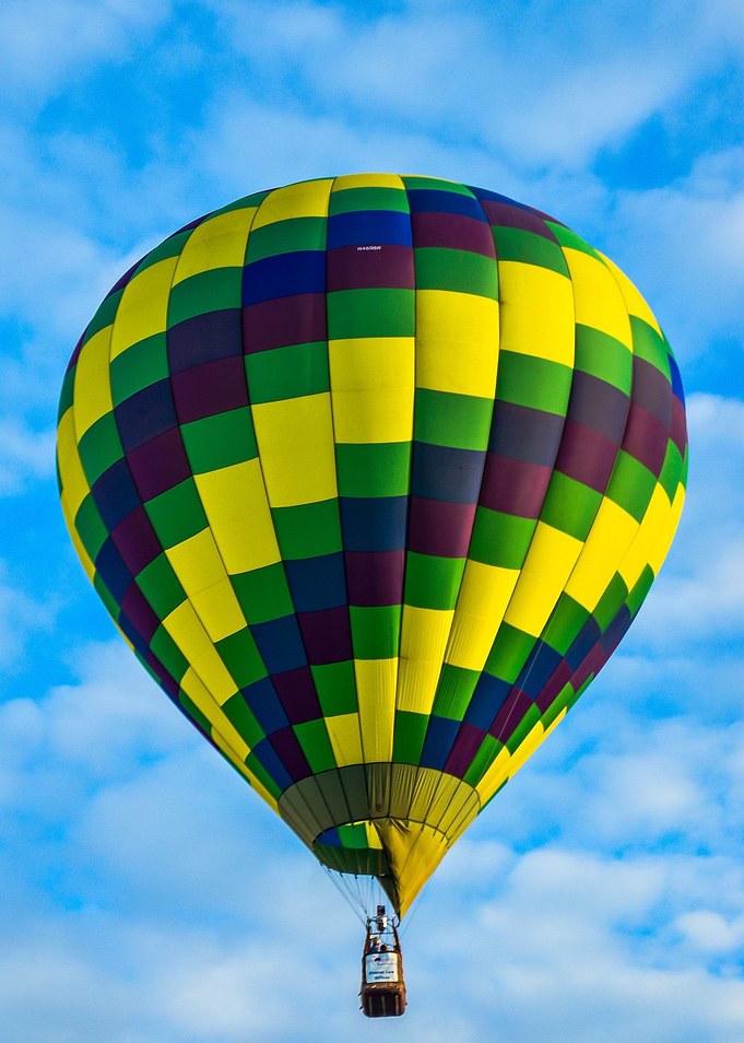 Purple swirl balloon