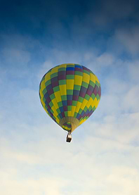 Spiral hot air balloon