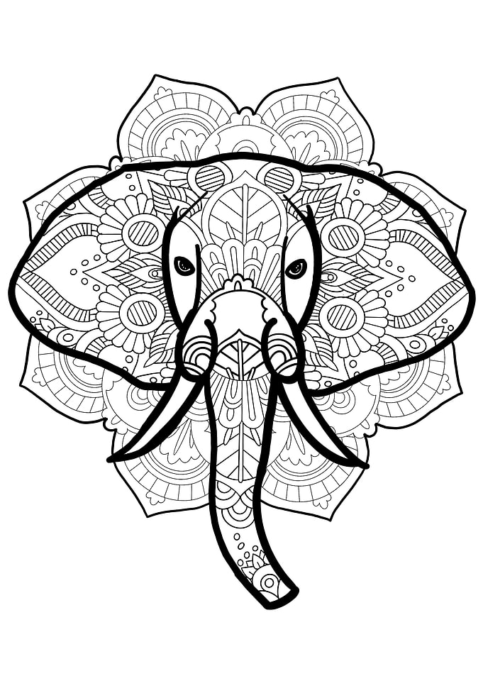 Elephant Mandala