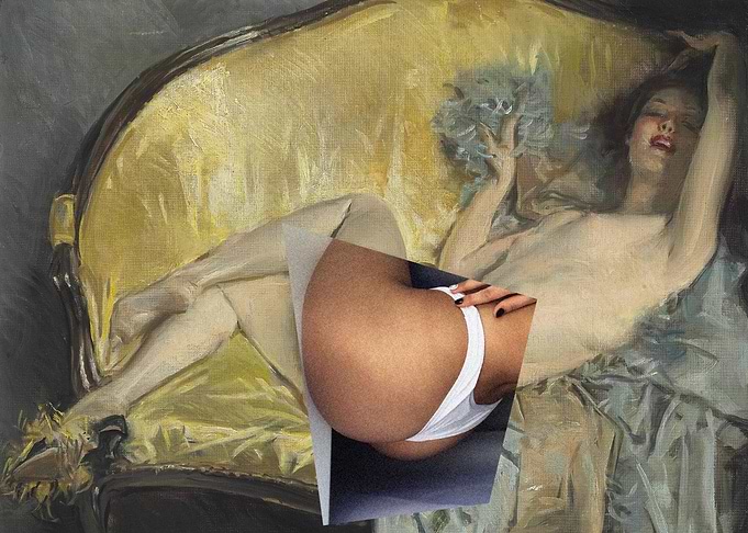 Nude On Sofa 08