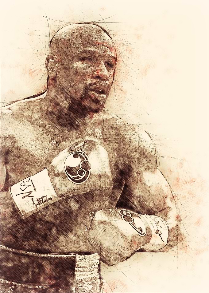 Money Mayweather Sketch