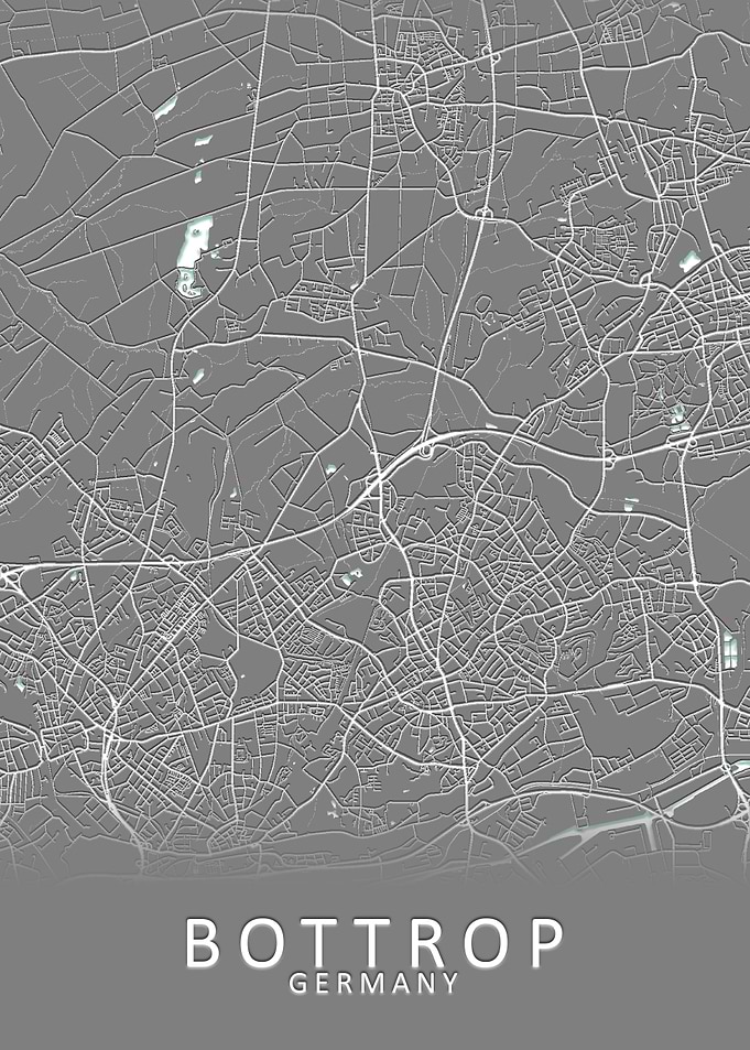 Bottrop Germany City Map