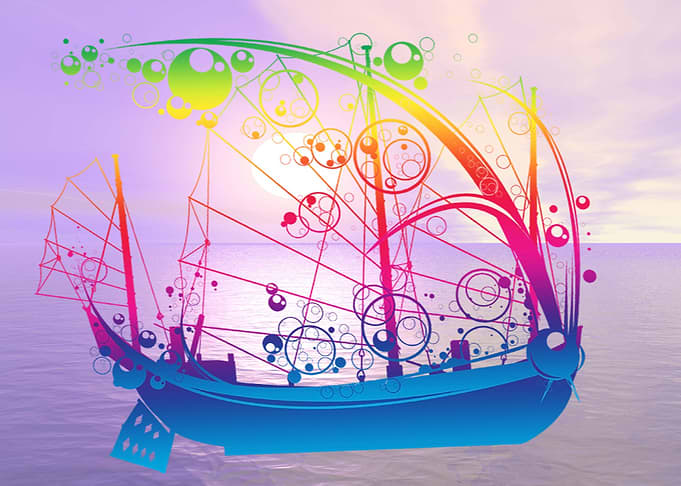 Sailing Ship at Dawn