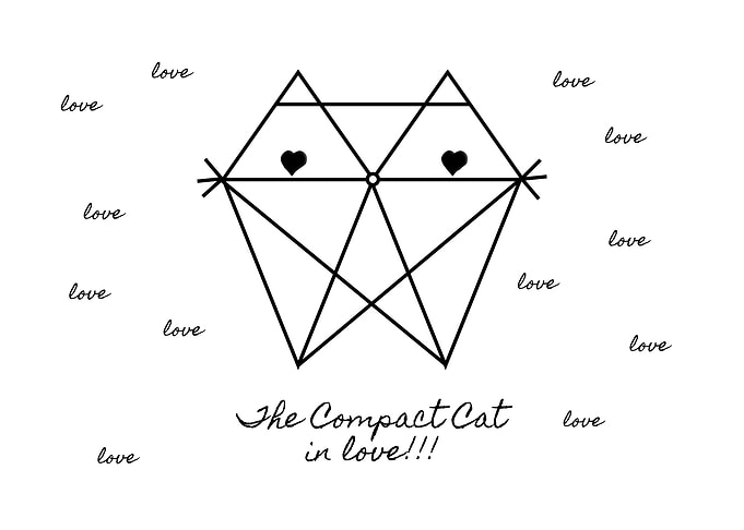 The Compact Cat in love