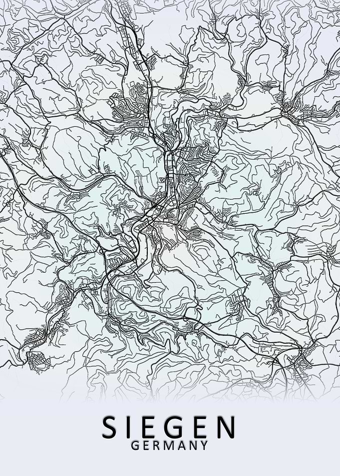 Siegen Germany City Map