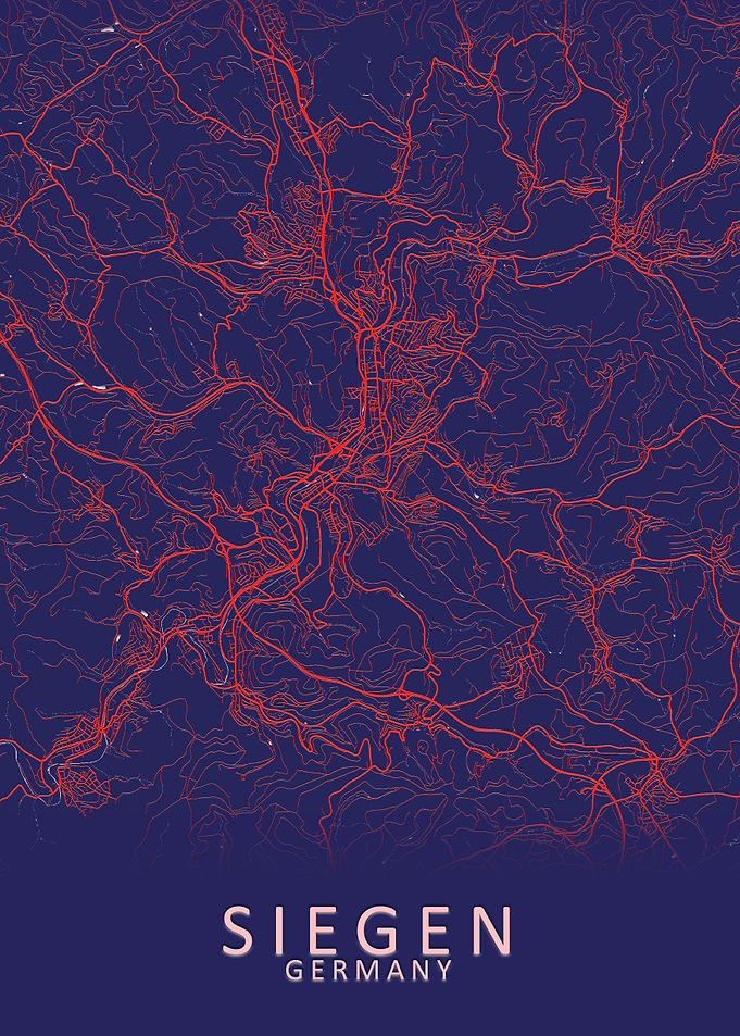 Siegen Germany City Map