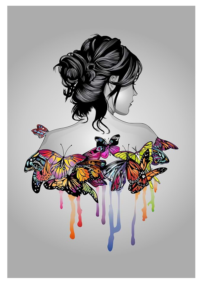 The Lady In The Butterfly