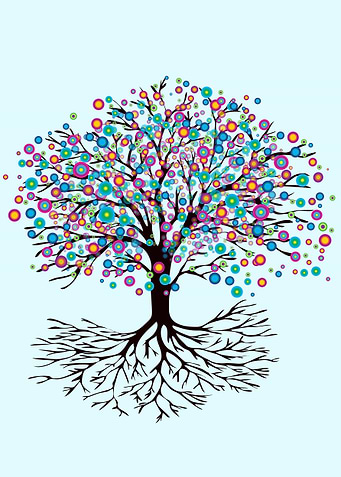 Tree of life rainbow flow