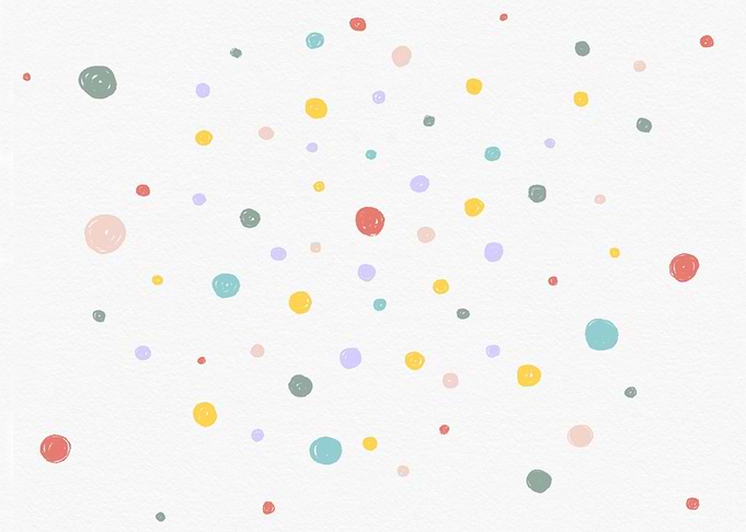 Colorful dot confetti
