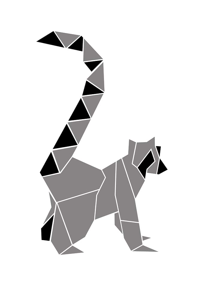 Lemur origami