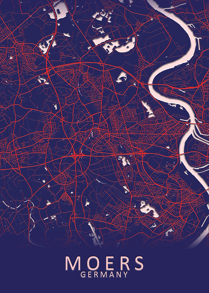 Moers Germany City Map