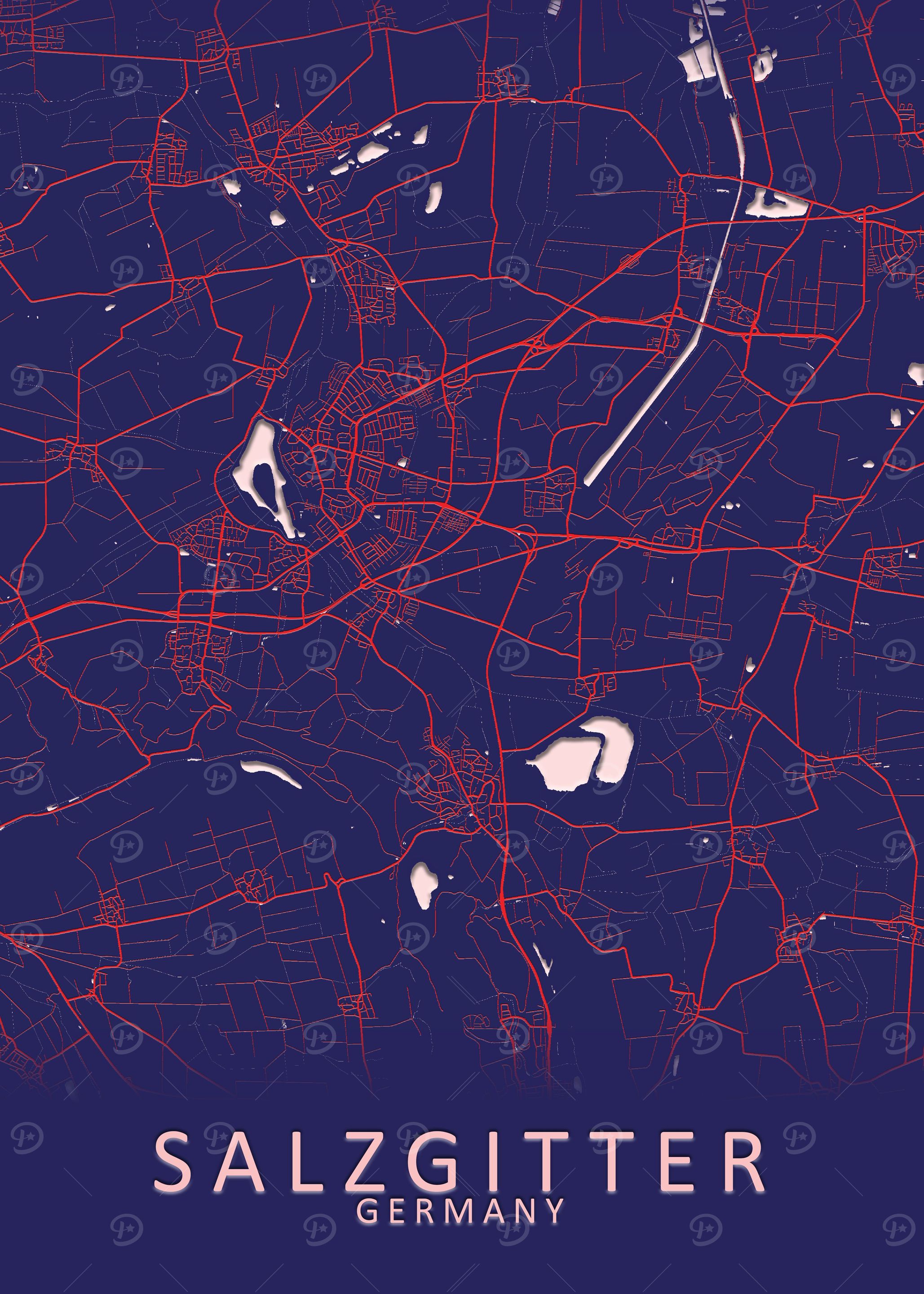 Salzgitter Germany Map