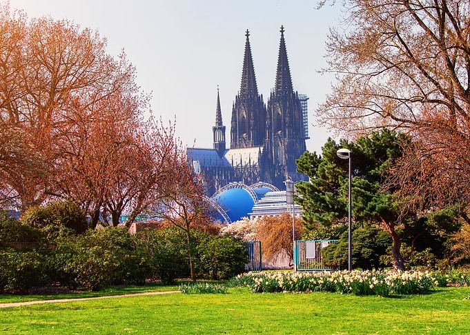 Kolner Dom Rheinpark Koln