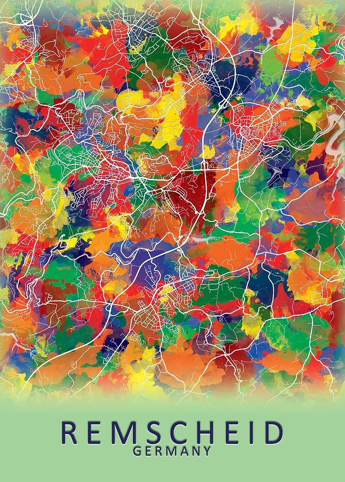 Remscheid Germany City Map