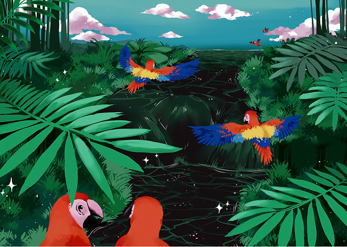 Tropical Macaws
