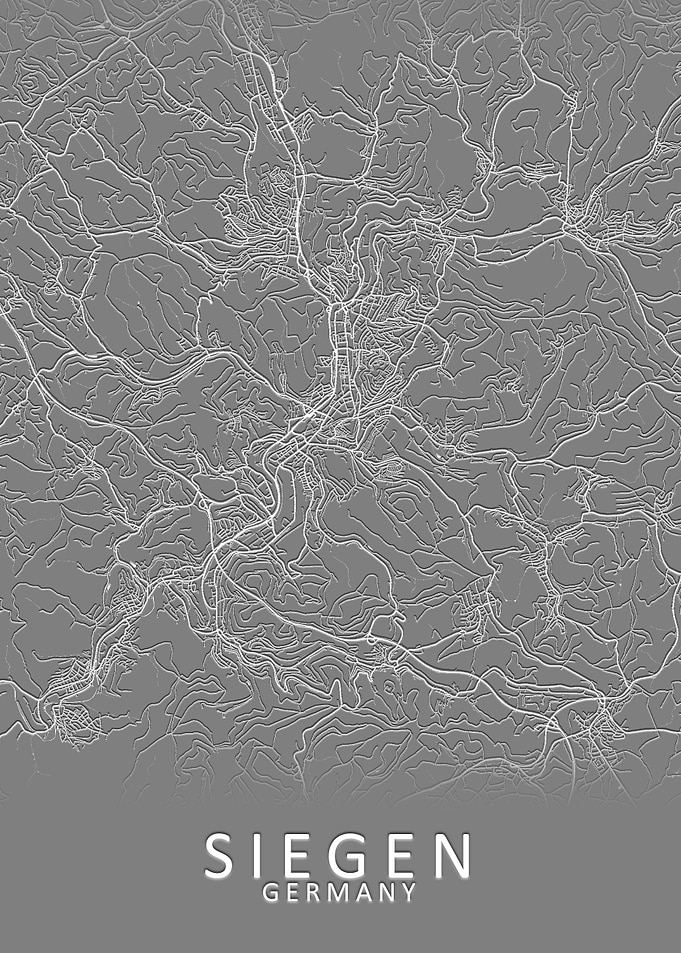 Siegen Germany City Map