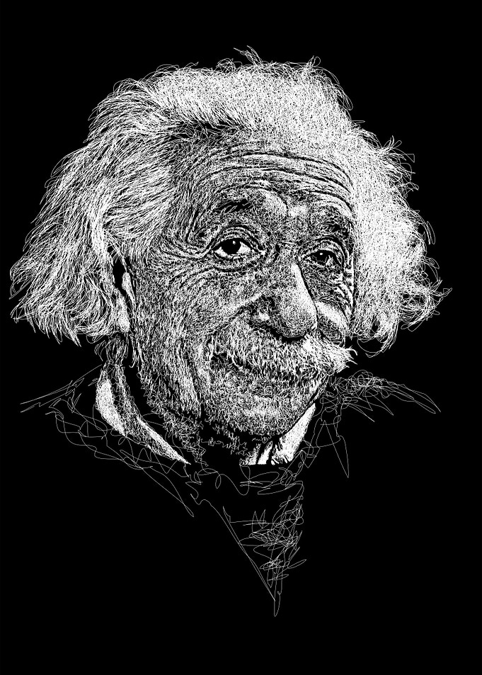 Albert Einstein Sketch