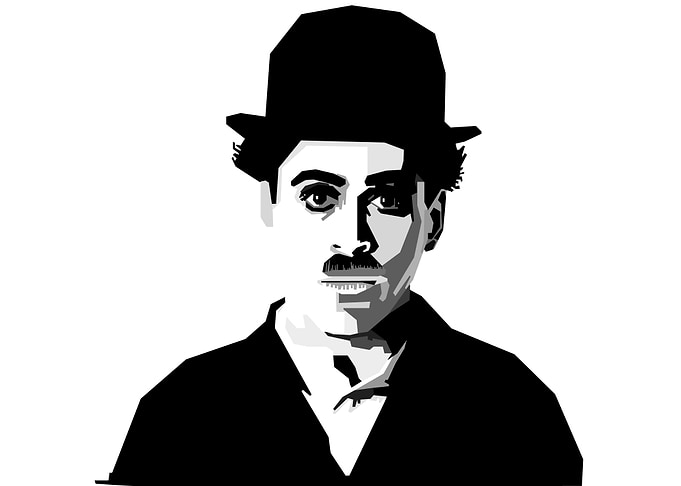 black and white chaplin