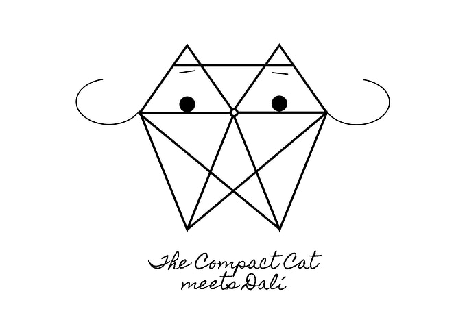 The Compact Cat meets Dali