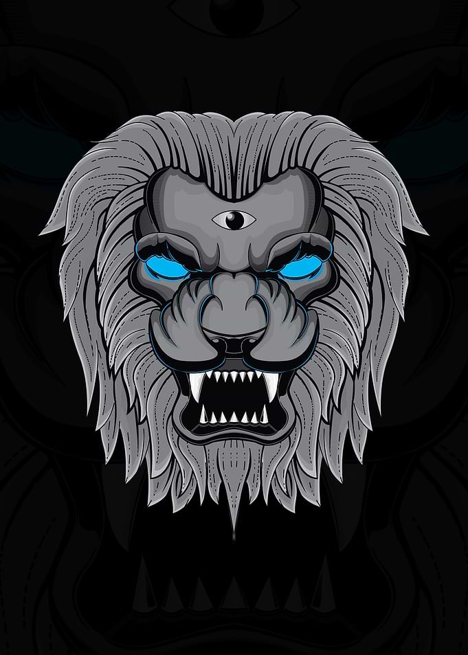 The threeeyed lion