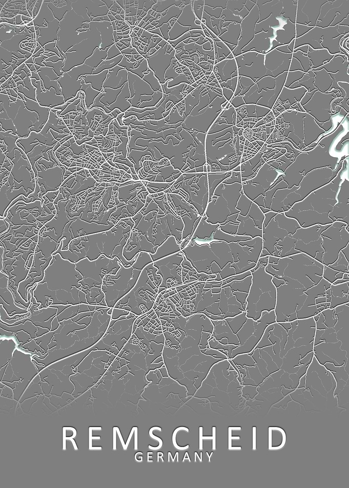 Remscheid Germany City Map