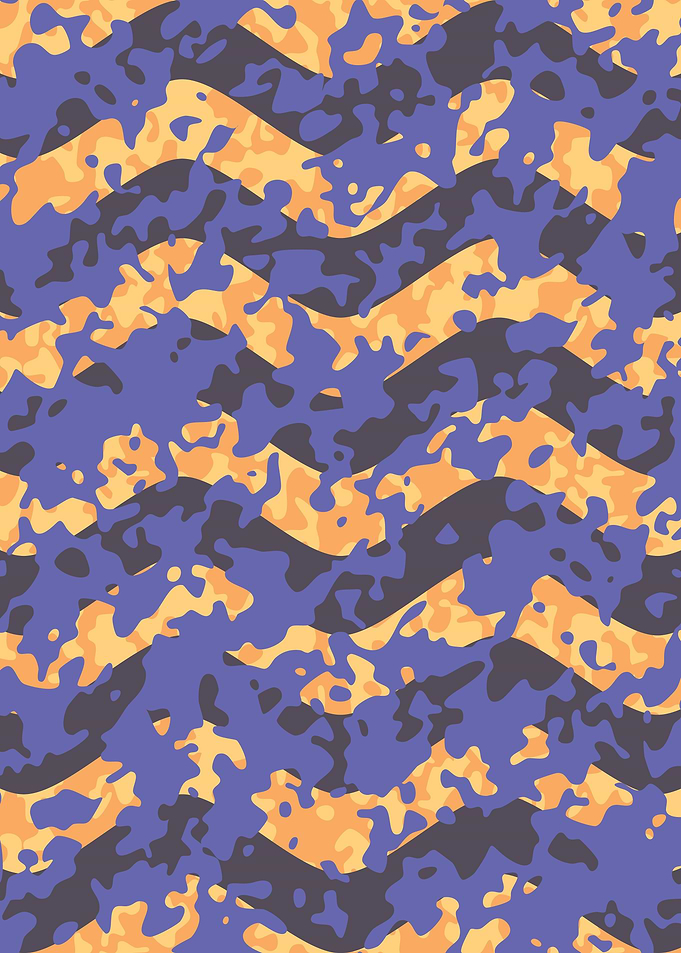 Pop Art Camo Wave