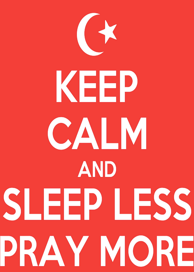 Keep Calm and Pray More