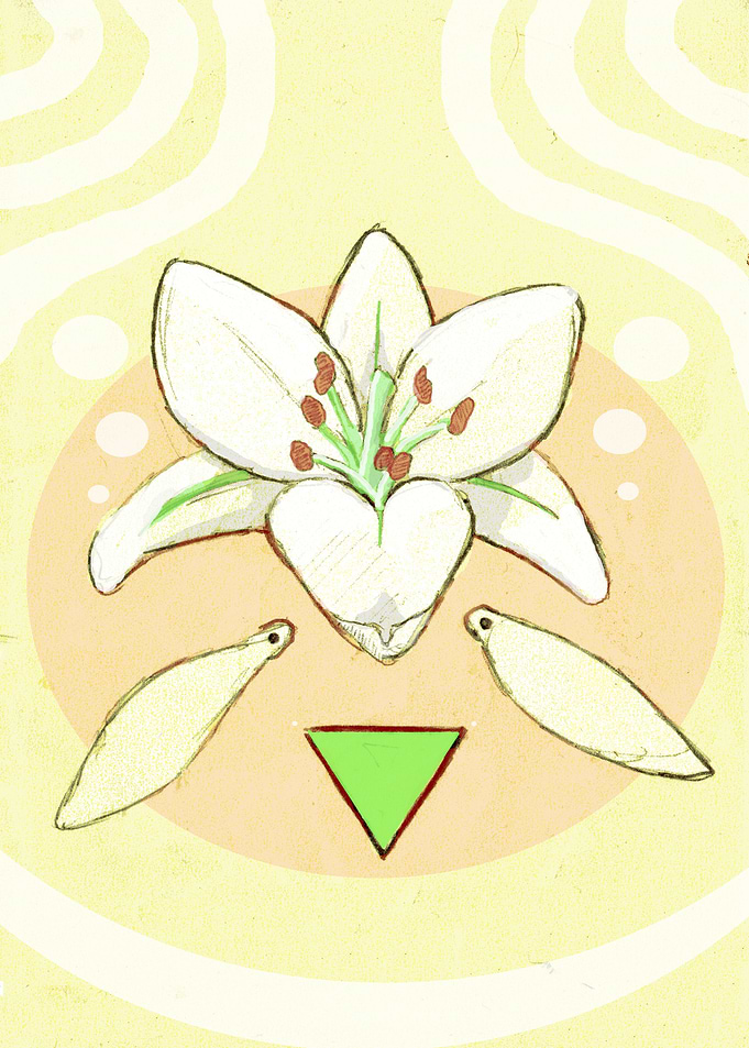Easter Lily Pastel Yellow