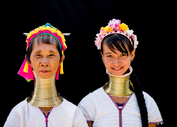 Mother and Daughter Kayan