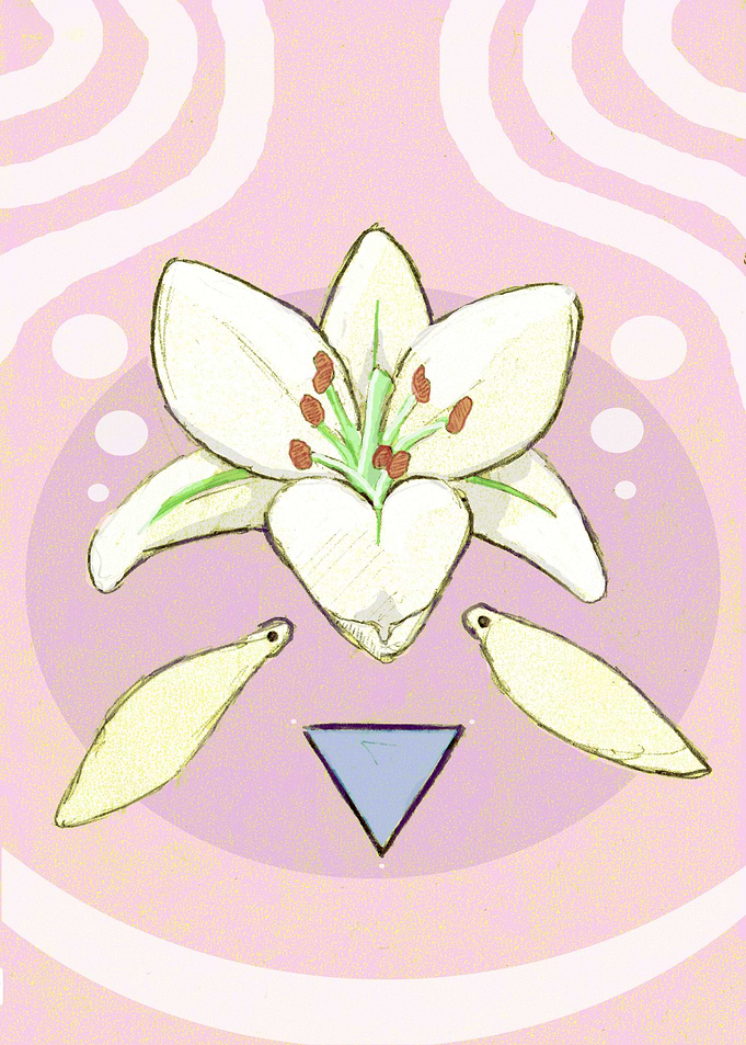 Easter Lily Pastel Pink