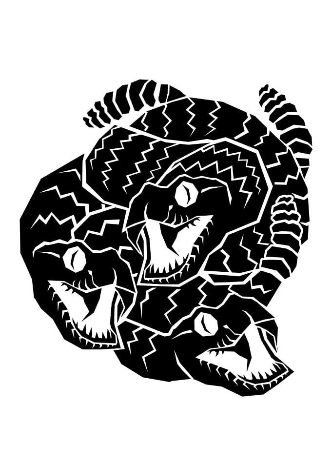 Three Rattlesnakes