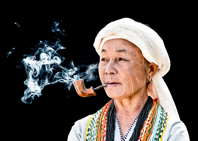 Karen Grandma Smoking