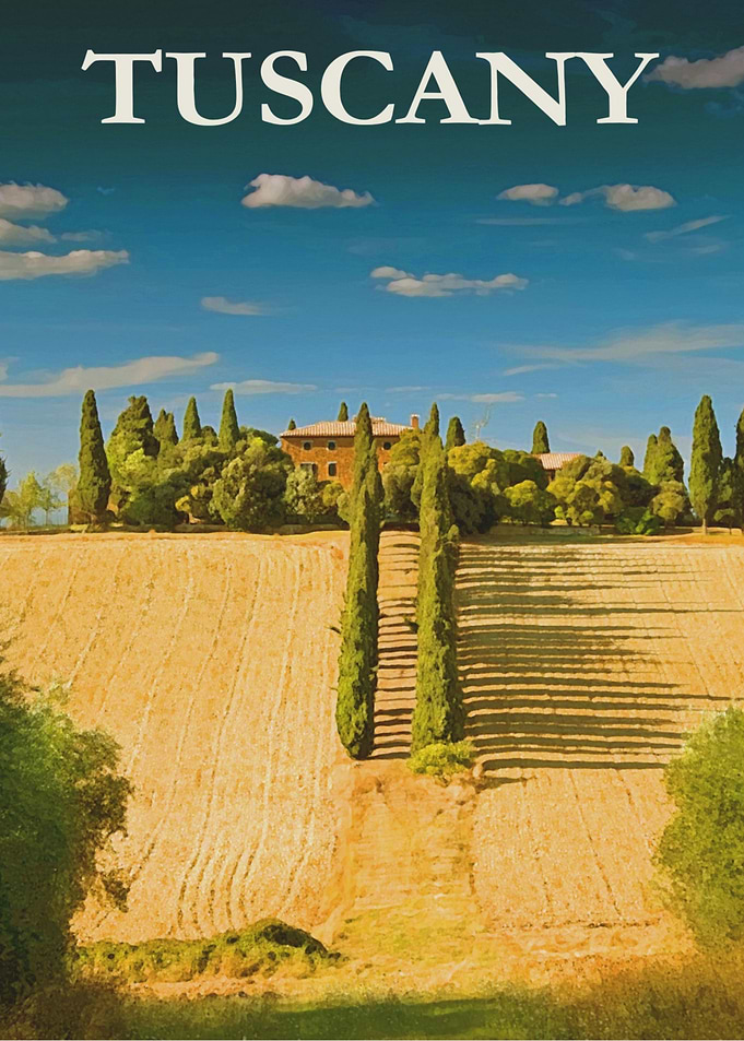 Travel Poster Tuscany