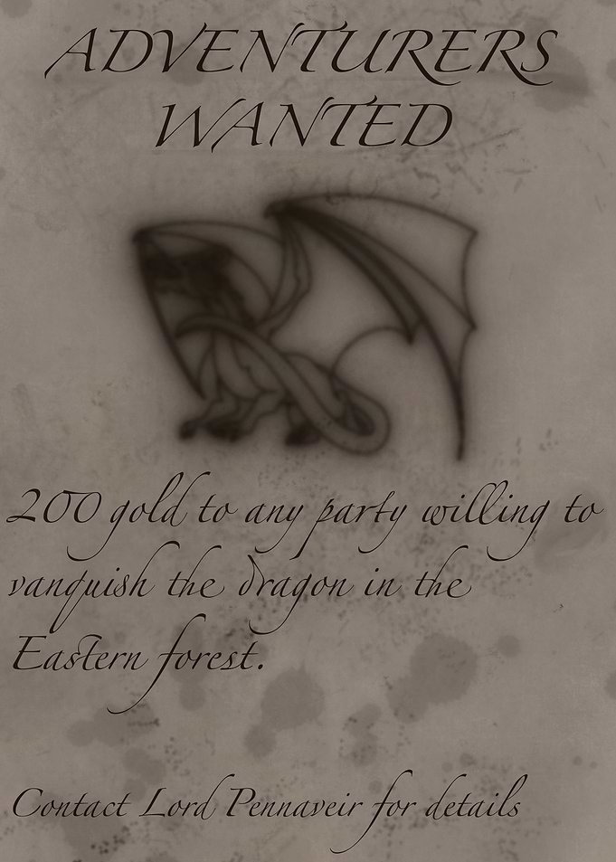 adventuers wanted
