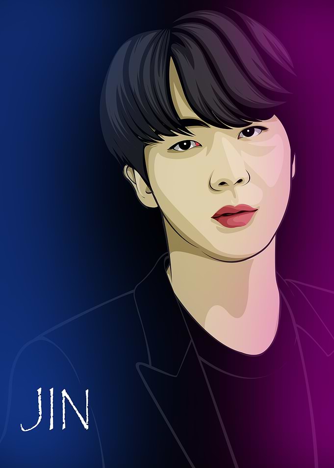 jin glowing