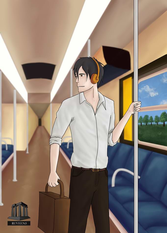 Man on a Subway