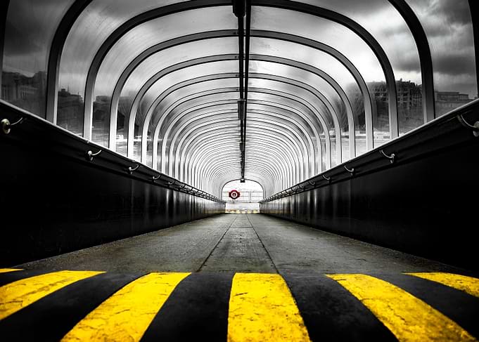 Tunnel to the river Thames